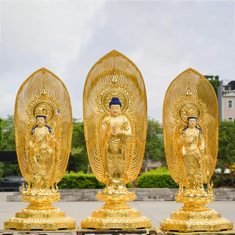 180 cm Taiwan Guanyin Bodhisattva Buddha-Statue aus reinem Kupfer