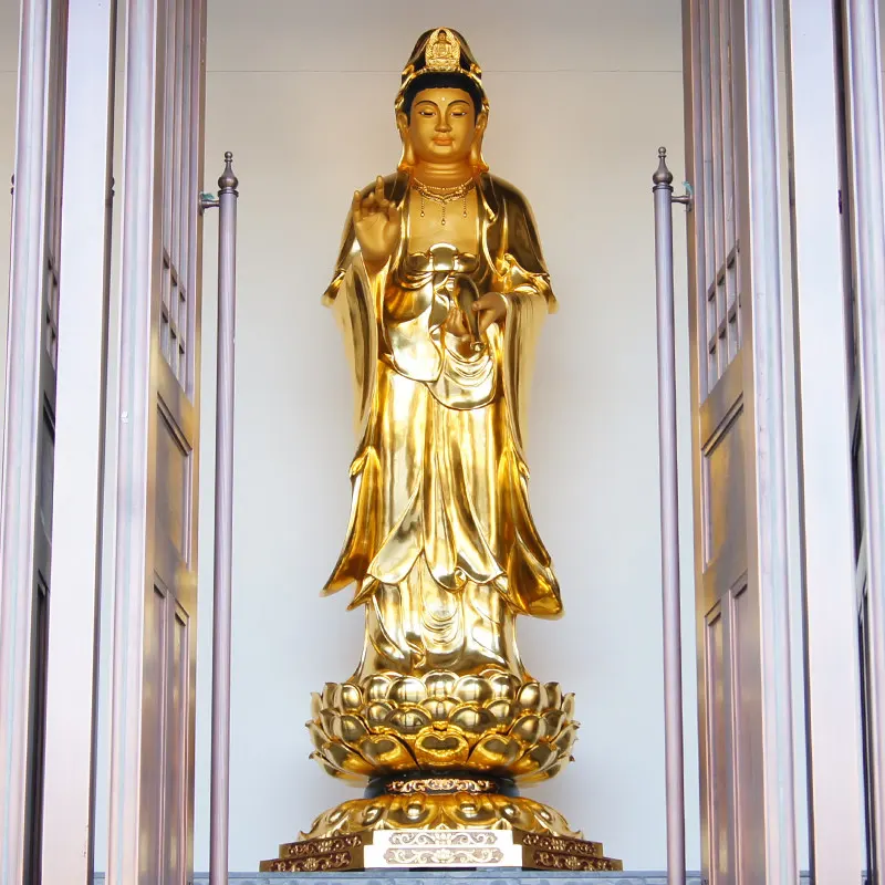 3-Meter-Statue des Guanyin-Bodhisattva zur Anbetung