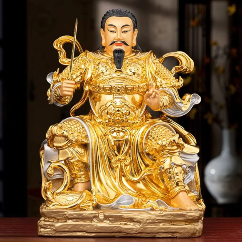 Messing taoistischer Gott Zhenwu Kaiser Xuan Tian Shang Di
