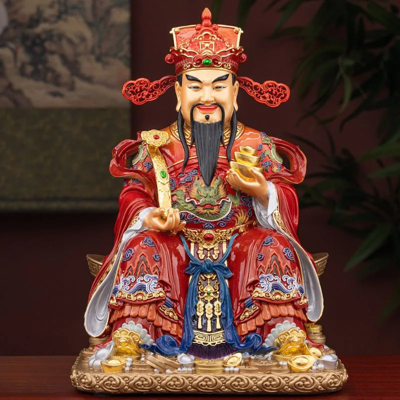 Ruyi Barren Sitzender Bi Gan Messing Gott des Reichtums