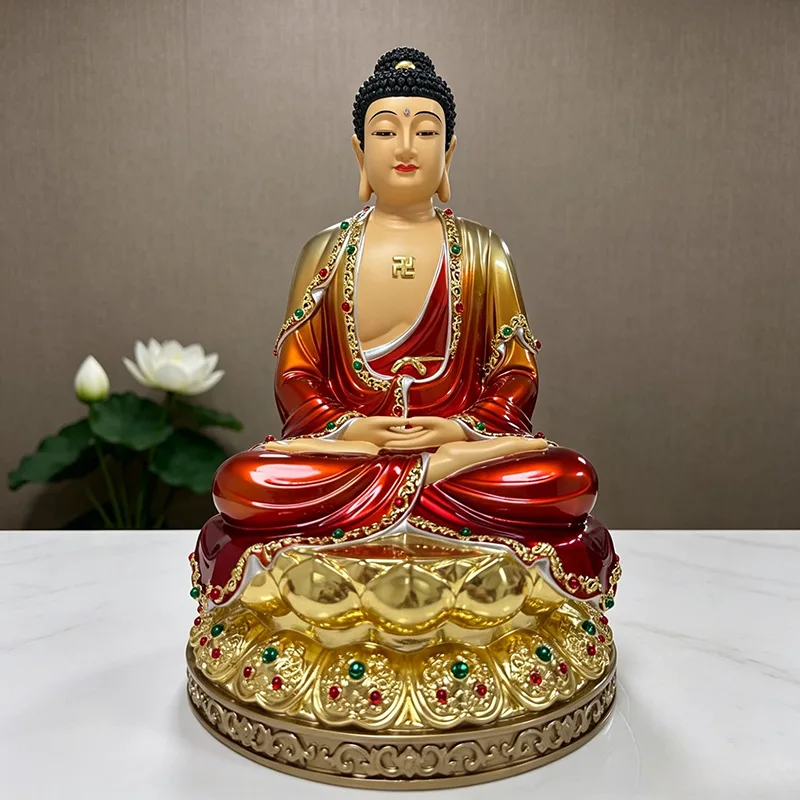 Saha-Triade Shakyamuni-Buddha-Statue