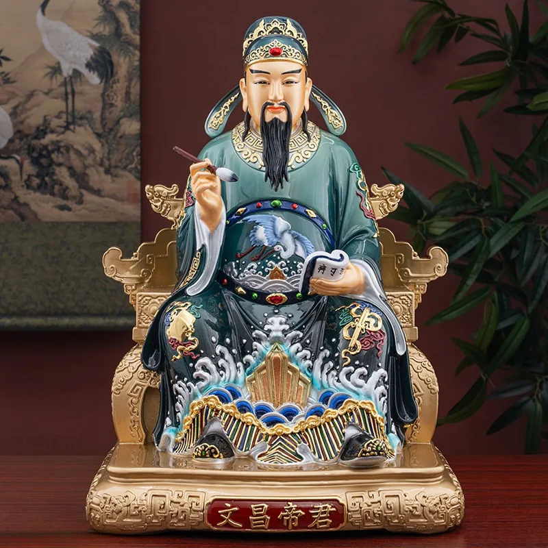 Studienschrein-Gelehrter segnet Bronze Wenchang Dijun