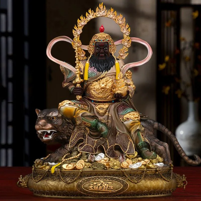 Tigerreitende Schatzschale Reichtumsgottheit Zhao Gongming
